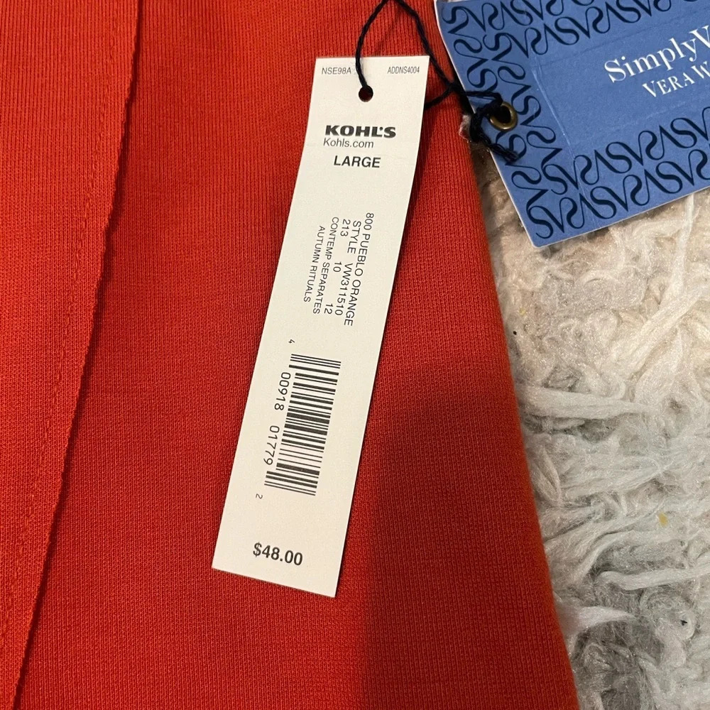 || NWT SIMPLY VERA VERA WANG ||skirt size Large - Picture 2 of 5